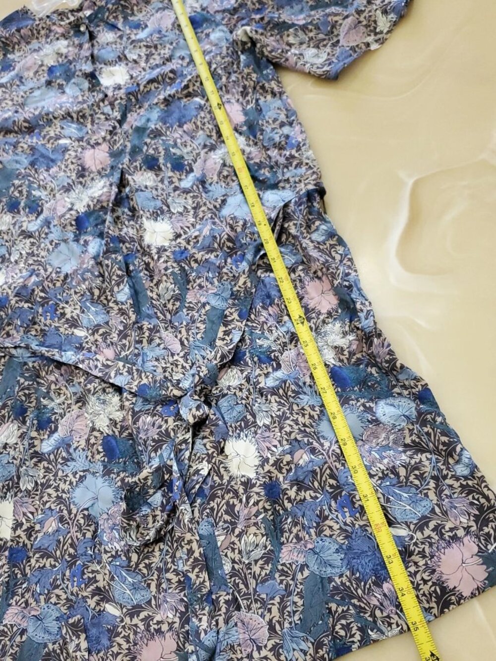 Zadig & Voltaire Rhona Wild Garden Floral Flutter Sleeve Women's Dress Size XS - Picture 11 of 13